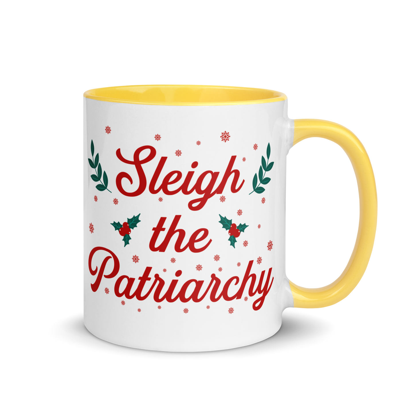 Sleigh the Patriarchy Christmas Color Mug