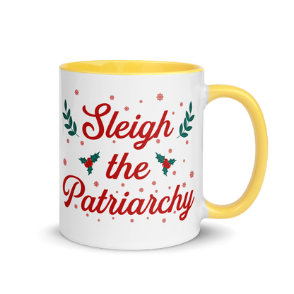 Sleigh the Patriarchy Christmas Color Mug