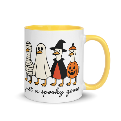 Just a Spooky Goose Halloween Color Mug