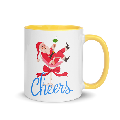 Cheers Santa Christmas Color Mug