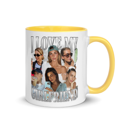 CUSTOM I Love My Girlfriend Photo Bootleg Mug