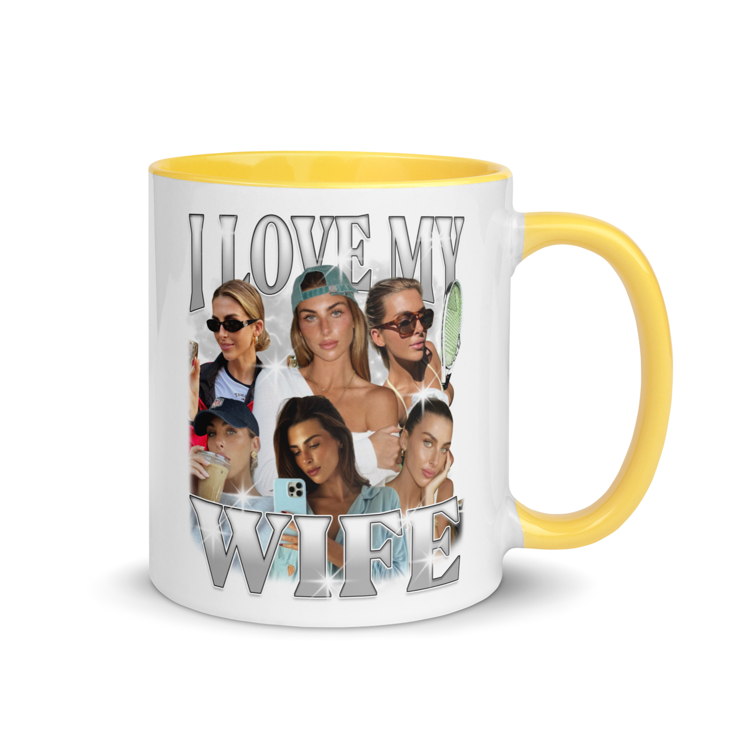 CUSTOM I Love My Wife Photo Bootleg Mug