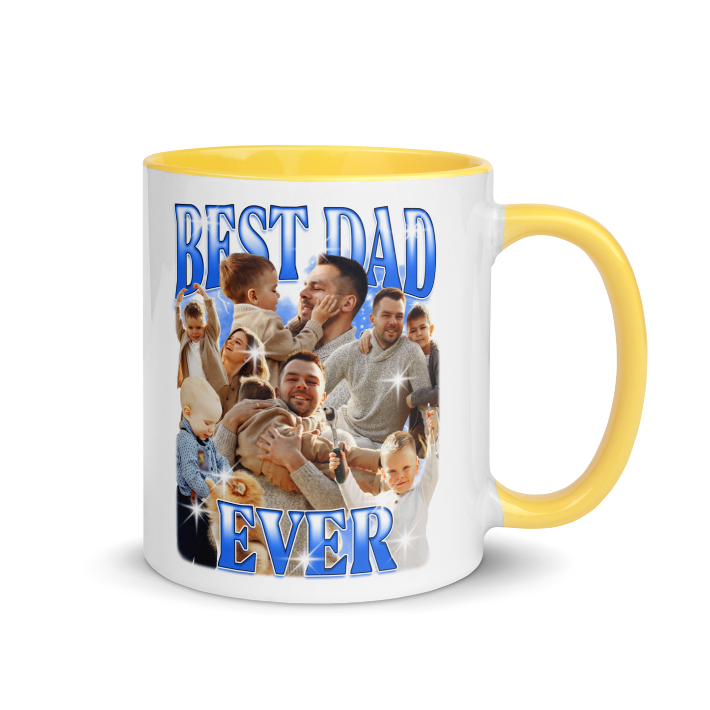 CUSTOM Best Dad Ever Photo Bootleg Mug