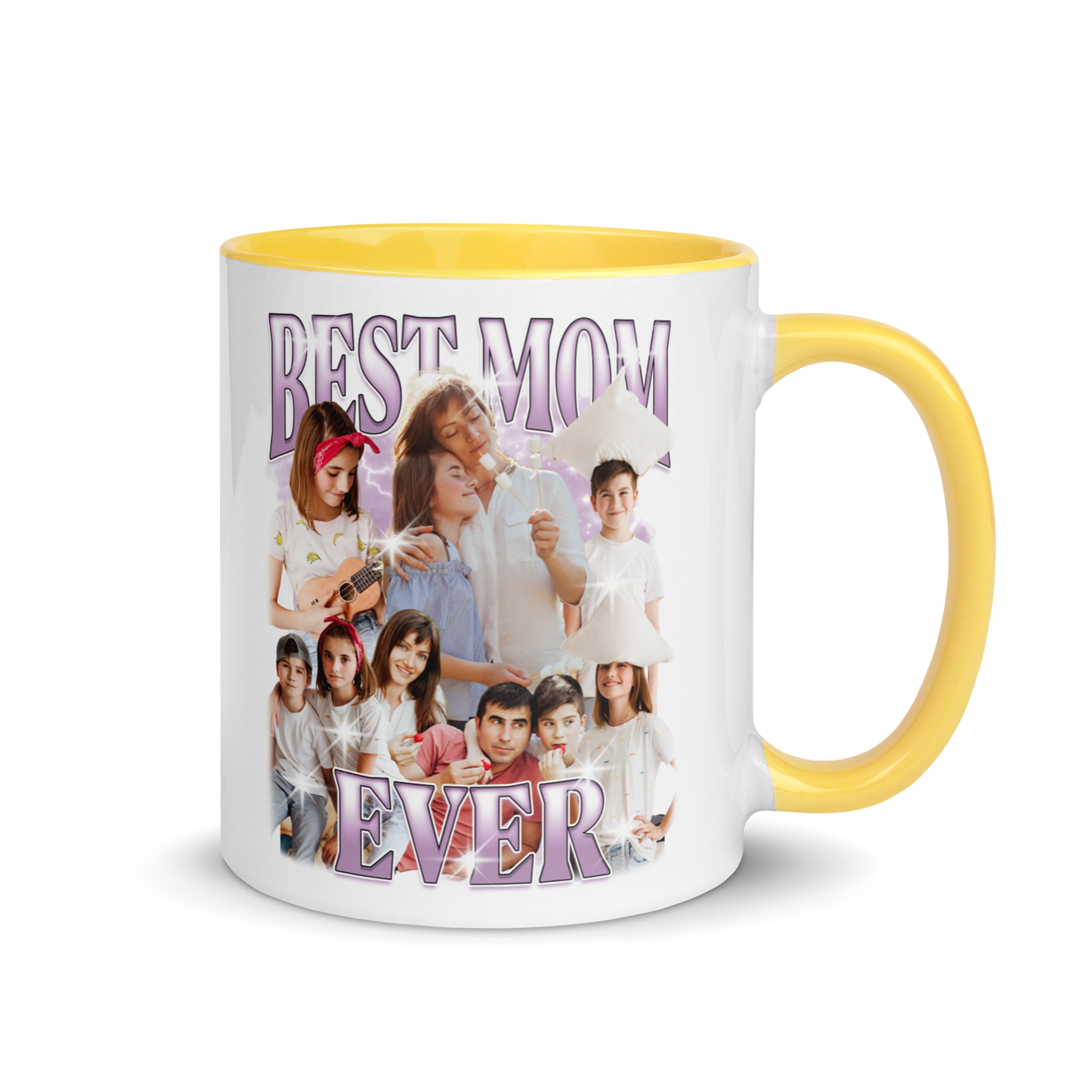 CUSTOM Best Mom Ever Photo Bootleg Mug