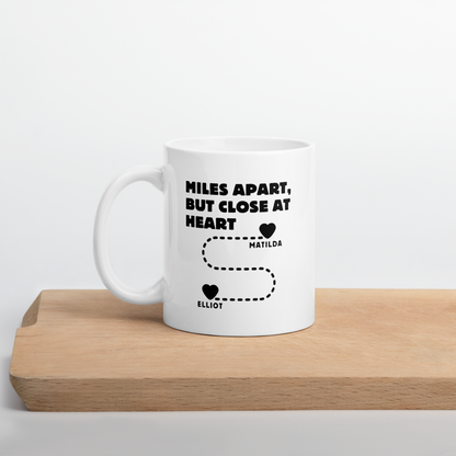 Personalised Couple Long Distance Mug