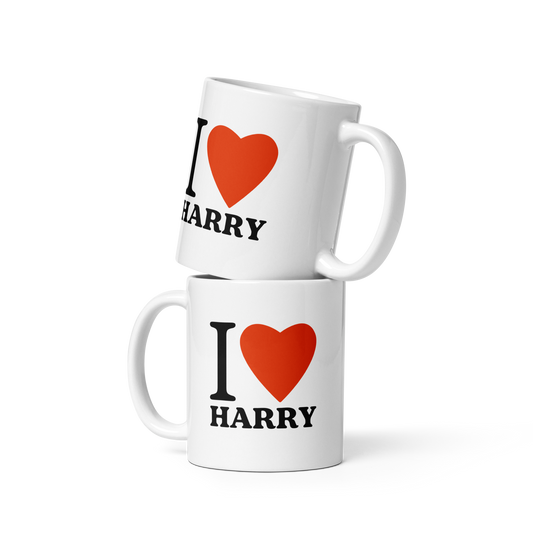 I Love Harry Styles Heart Mug