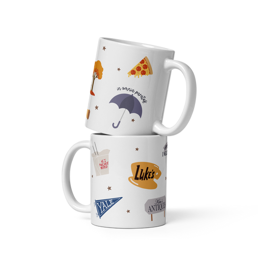 Gilmore Girls Symbols Mug