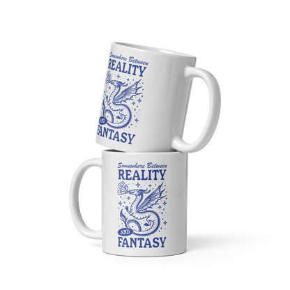 Somewhere Between Reality and Fantasy Mug