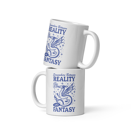 Somewhere Between Reality and Fantasy Mug