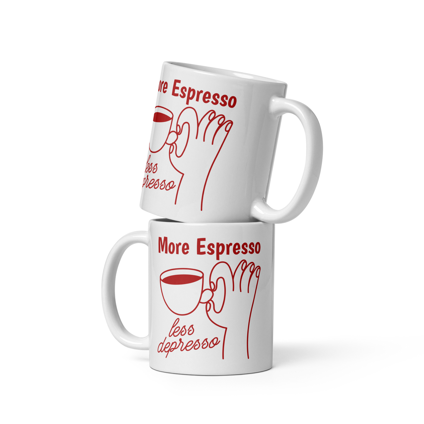 More Espresso Less Depresso Mug