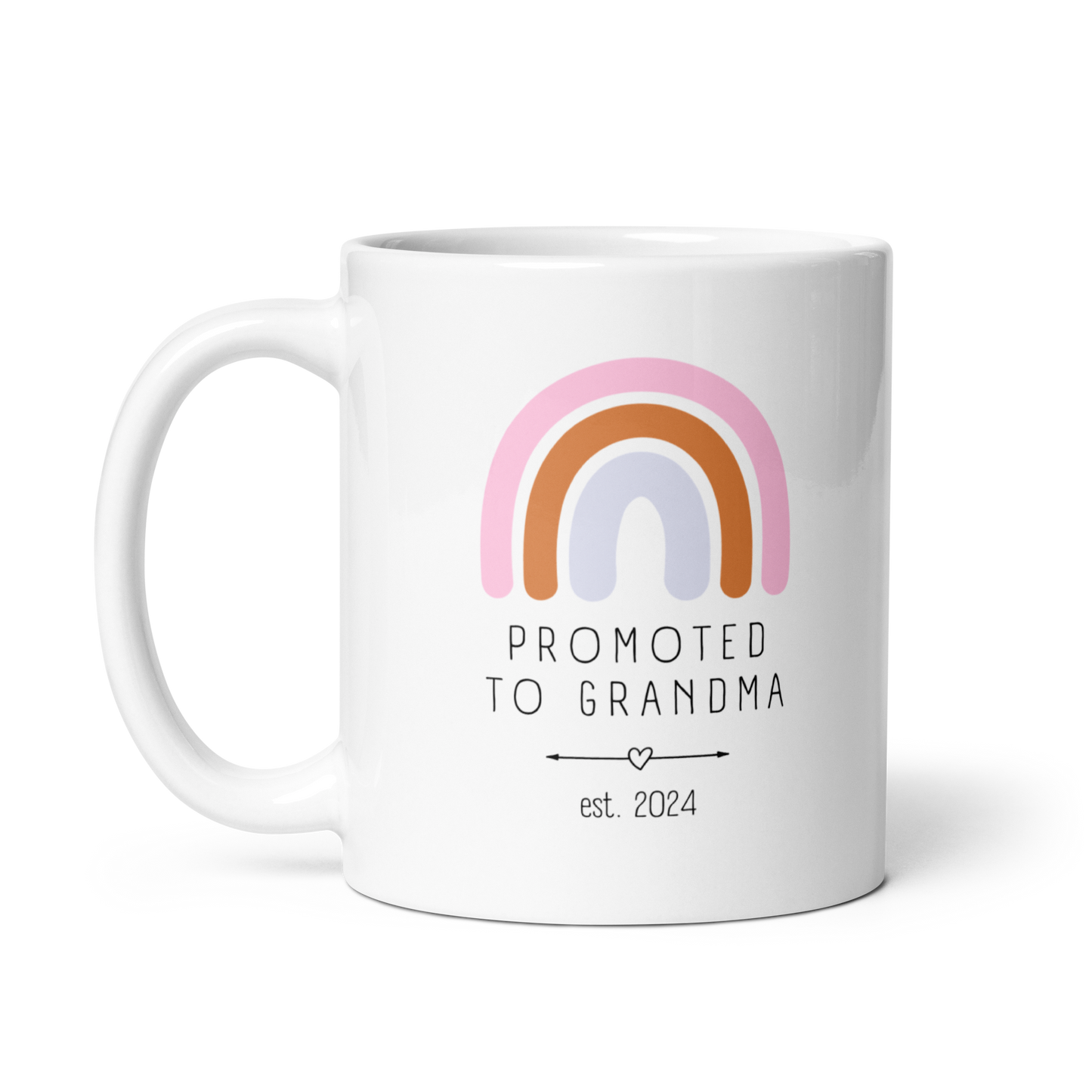 Personalised Promoted to Grandma Mug