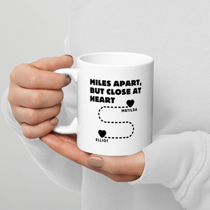 Personalised Couple Long Distance Mug