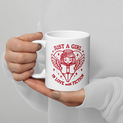 Just a Girl In Love with Fiction Mug