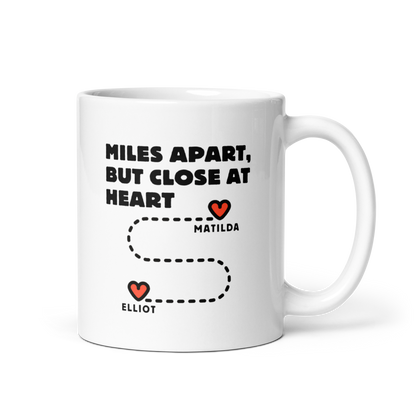 Personalised Couple Long Distance Mug