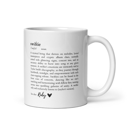 CUSTOM NAME Swiftie Dictionary Mug