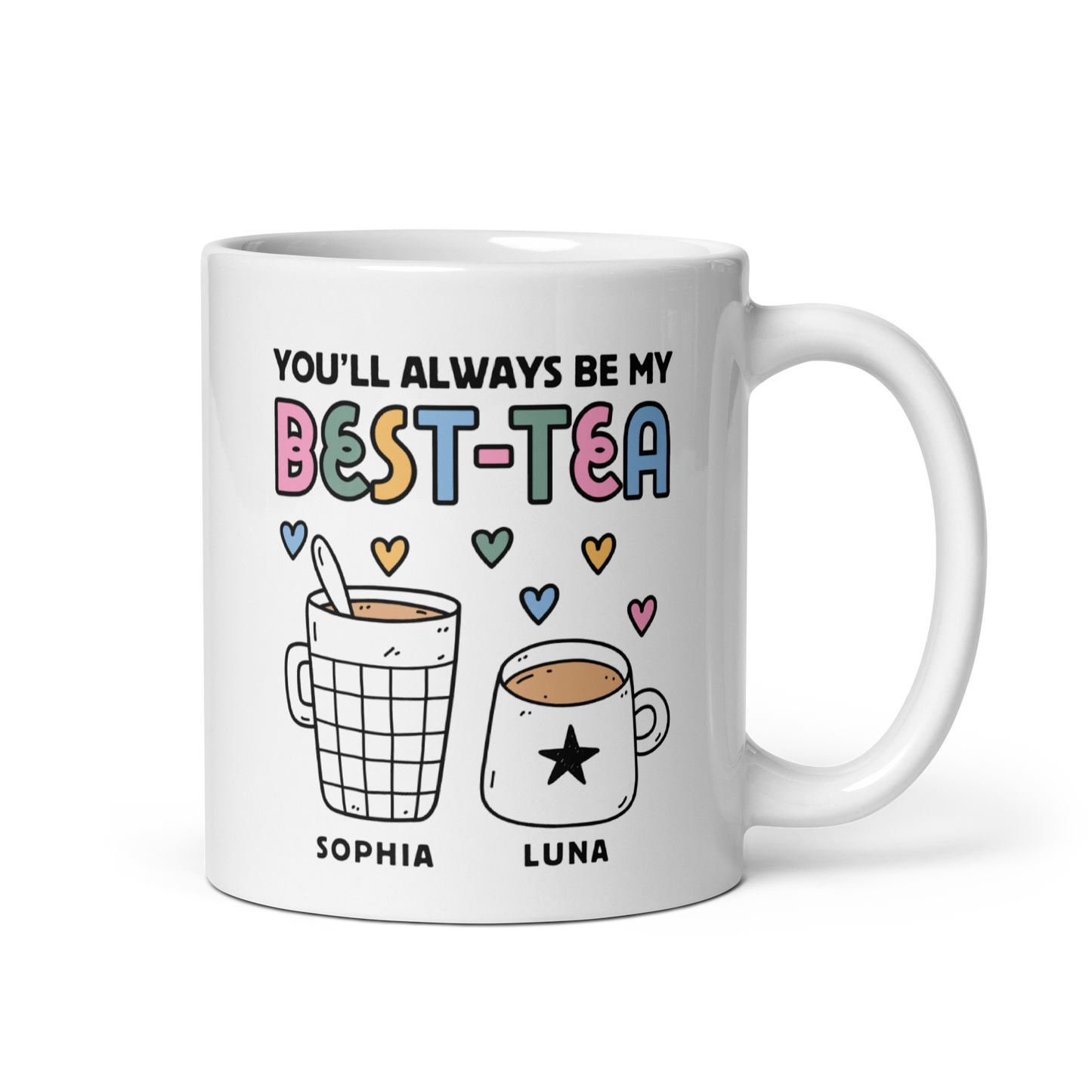 Personalised You'll Always Be My Best-Tea Mug