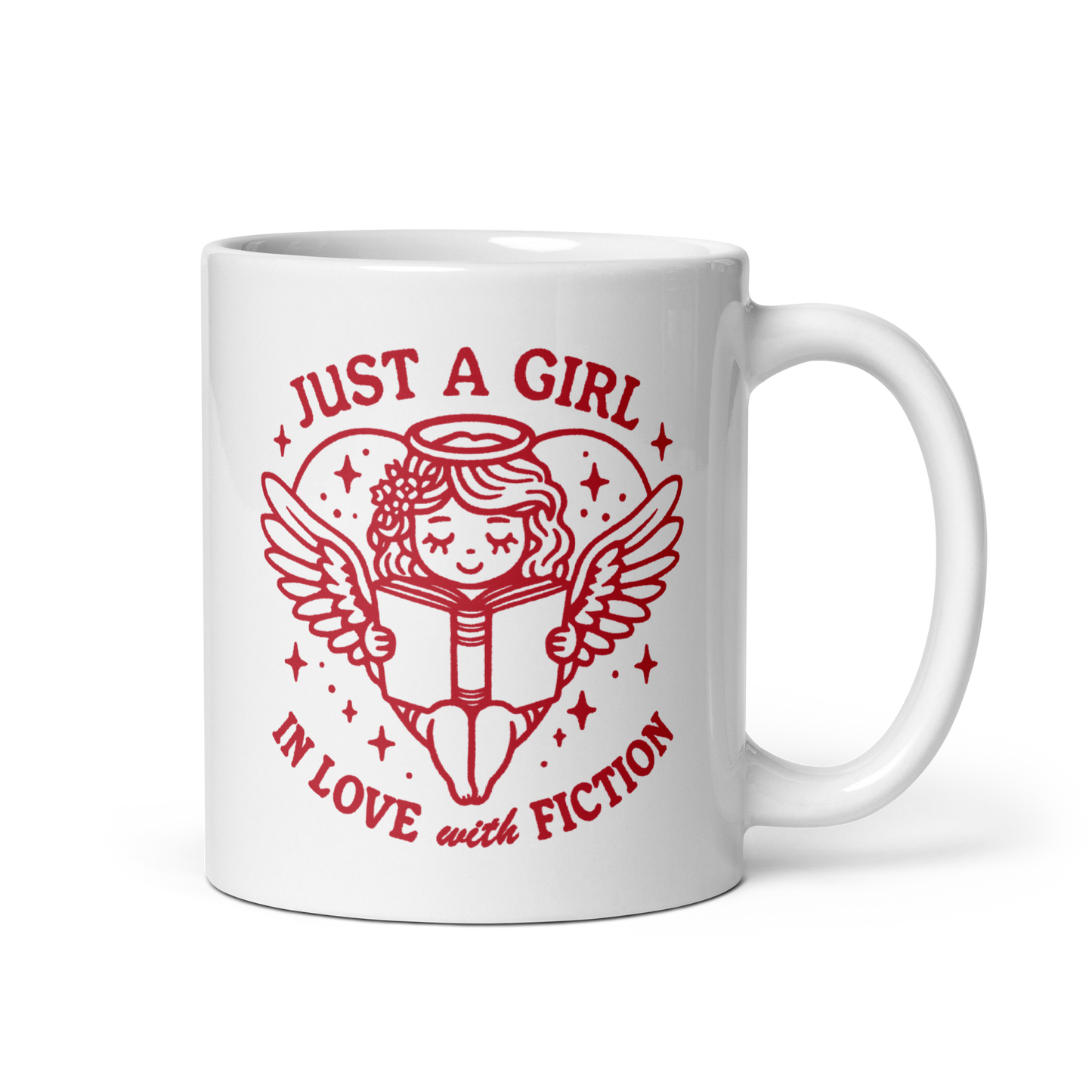 Just a Girl In Love with Fiction Mug