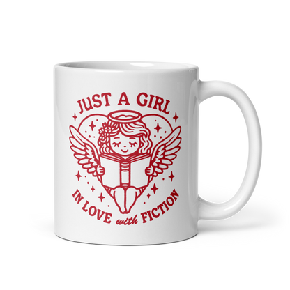 Just a Girl In Love with Fiction Mug