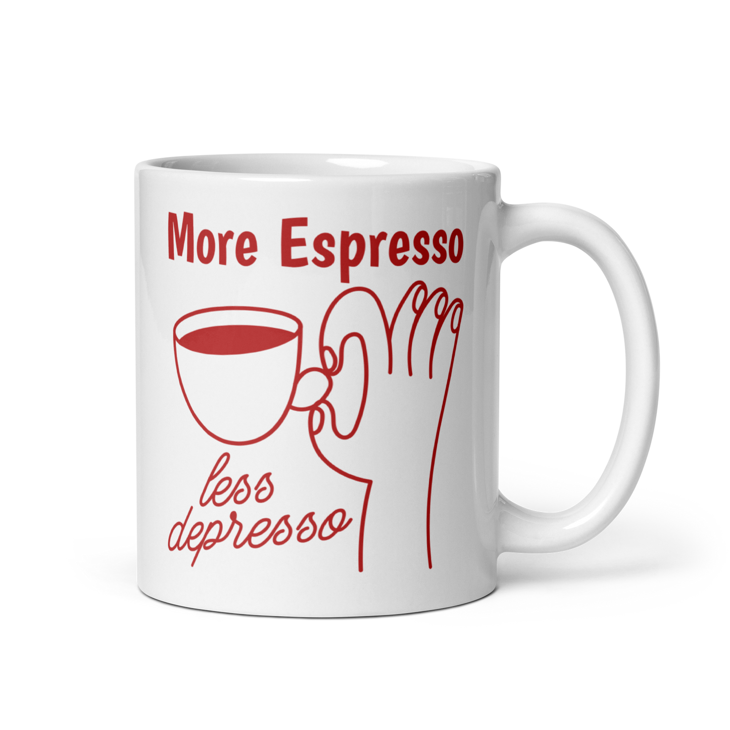 More Espresso Less Depresso Mug
