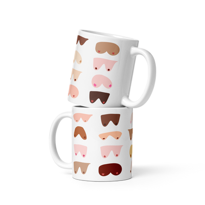 Boobies Illustration Mug