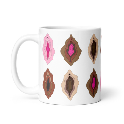 Vulva Illustration Ceramic Mug