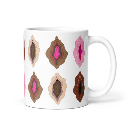 Vulva Illustration Ceramic Mug