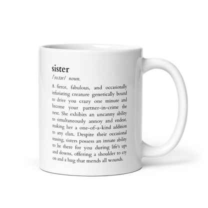 Sister Dictionary Mug