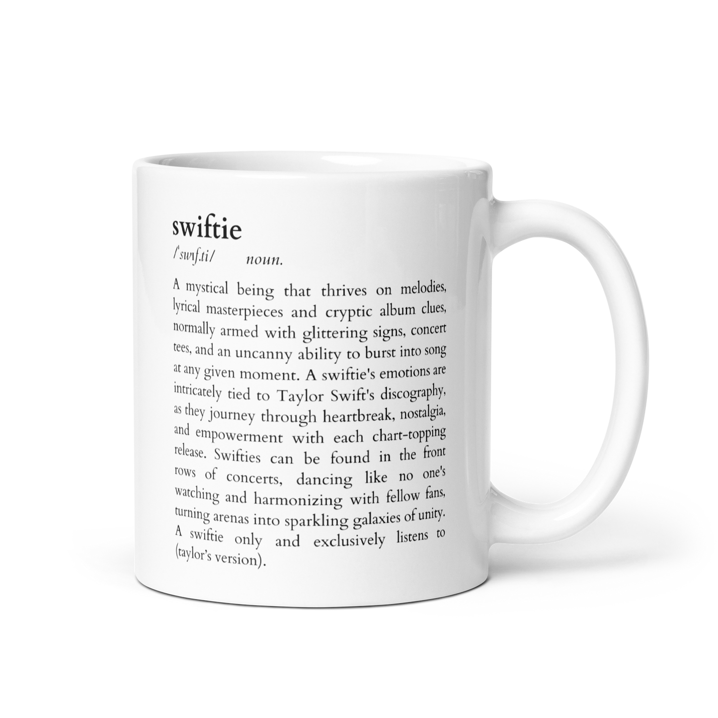 Swiftie Dictionary Mug