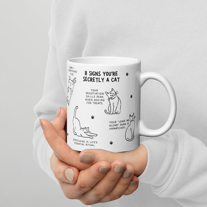 Signs You're Secretly a Cat Mug