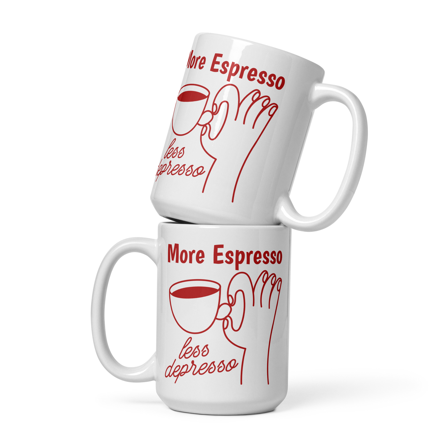 More Espresso Less Depresso Mug