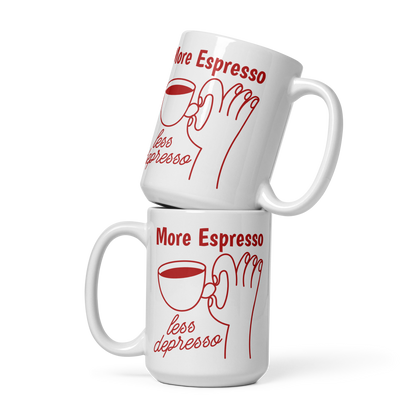 More Espresso Less Depresso Mug