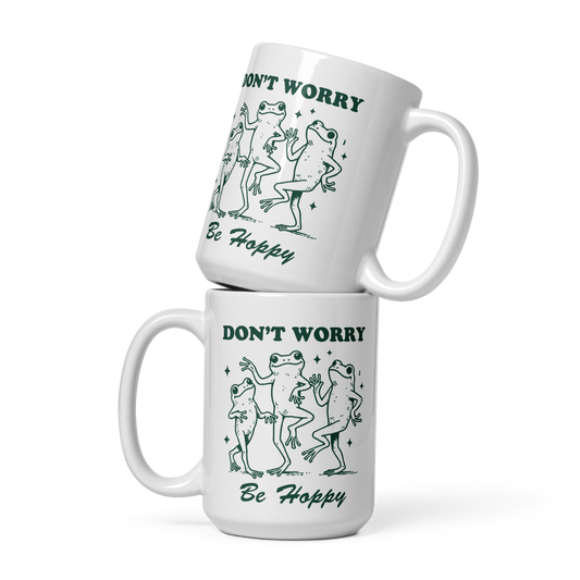 Don't Worry Be Hoppy Mug