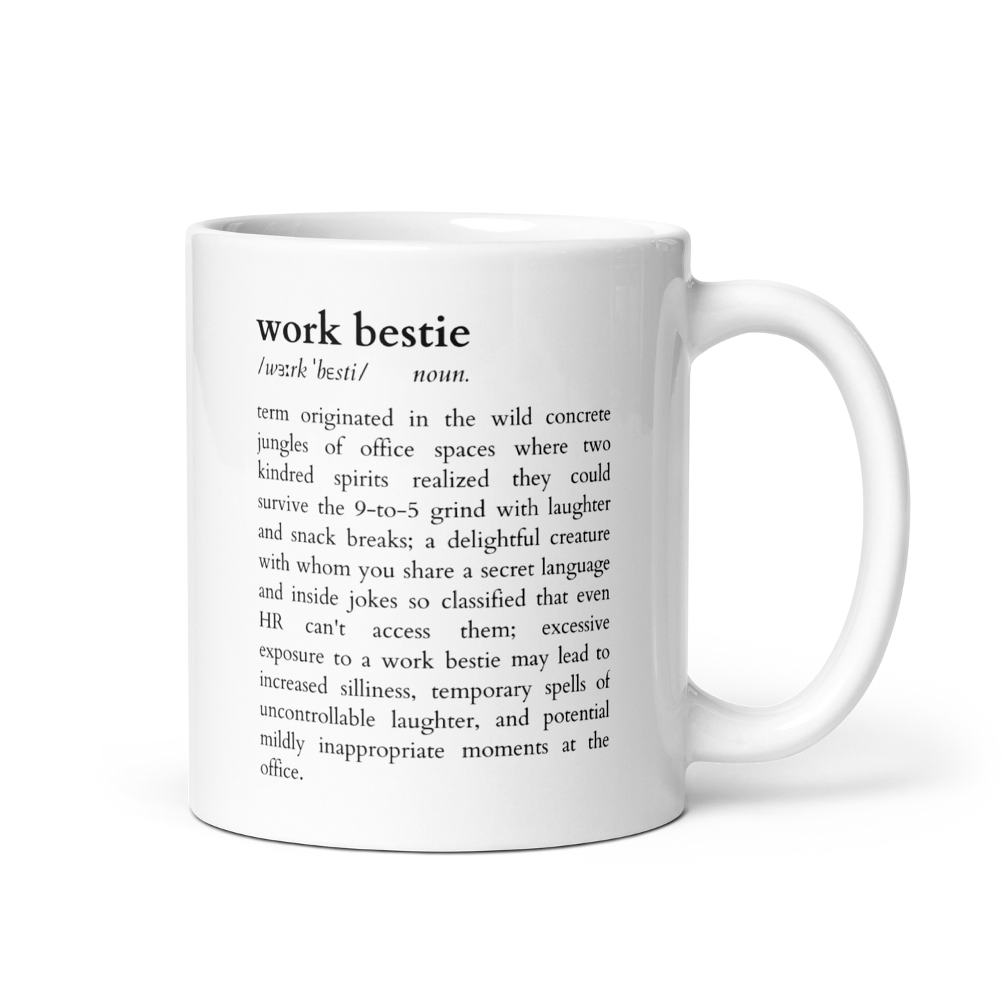 Work Bestie Dictionary Mug