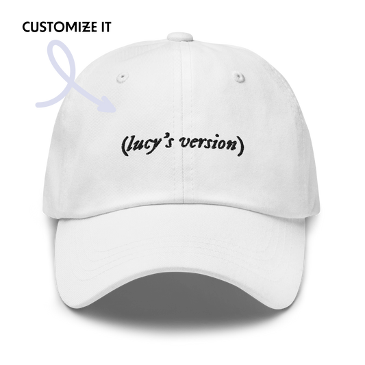 your name's version Taylor Swift Embroidered Dad Hat