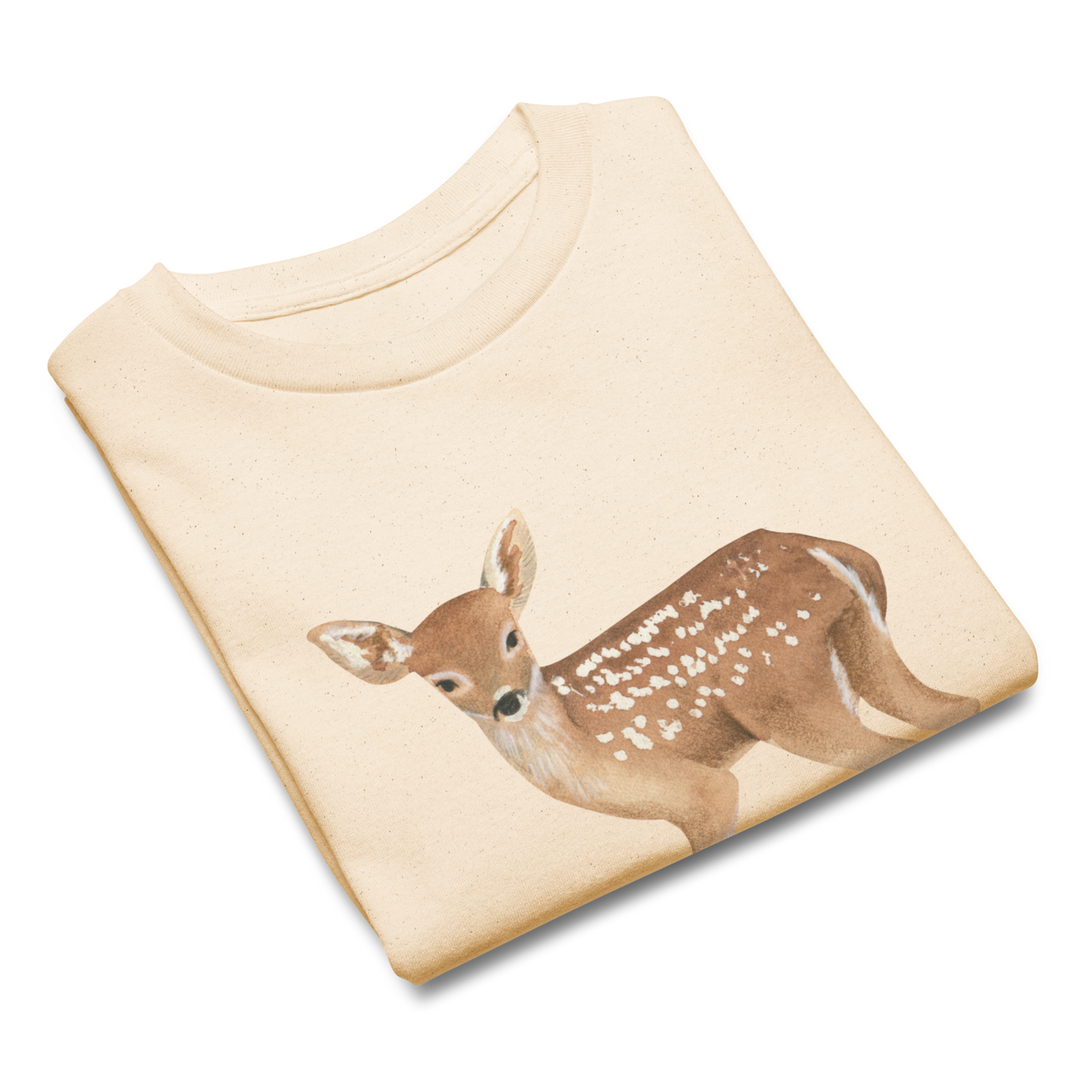 Bambi Deer Watercolor Baby Tee