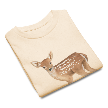 Bambi Deer Watercolor Baby Tee