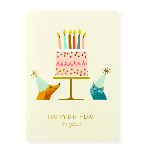 Party Pets Birthday Card