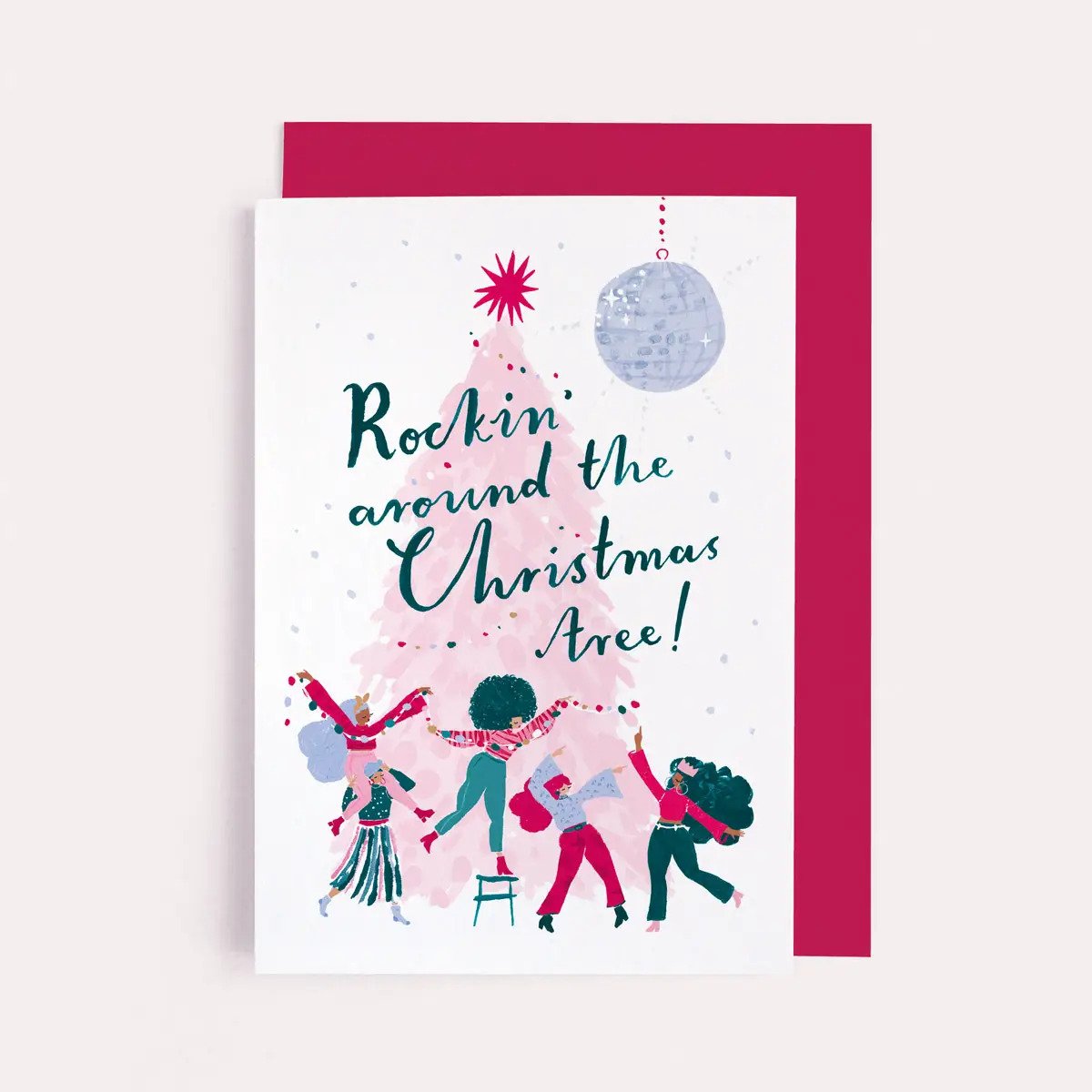 Rockin' Christmas Tree Card