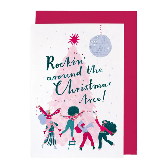 Rockin' Christmas Tree Card