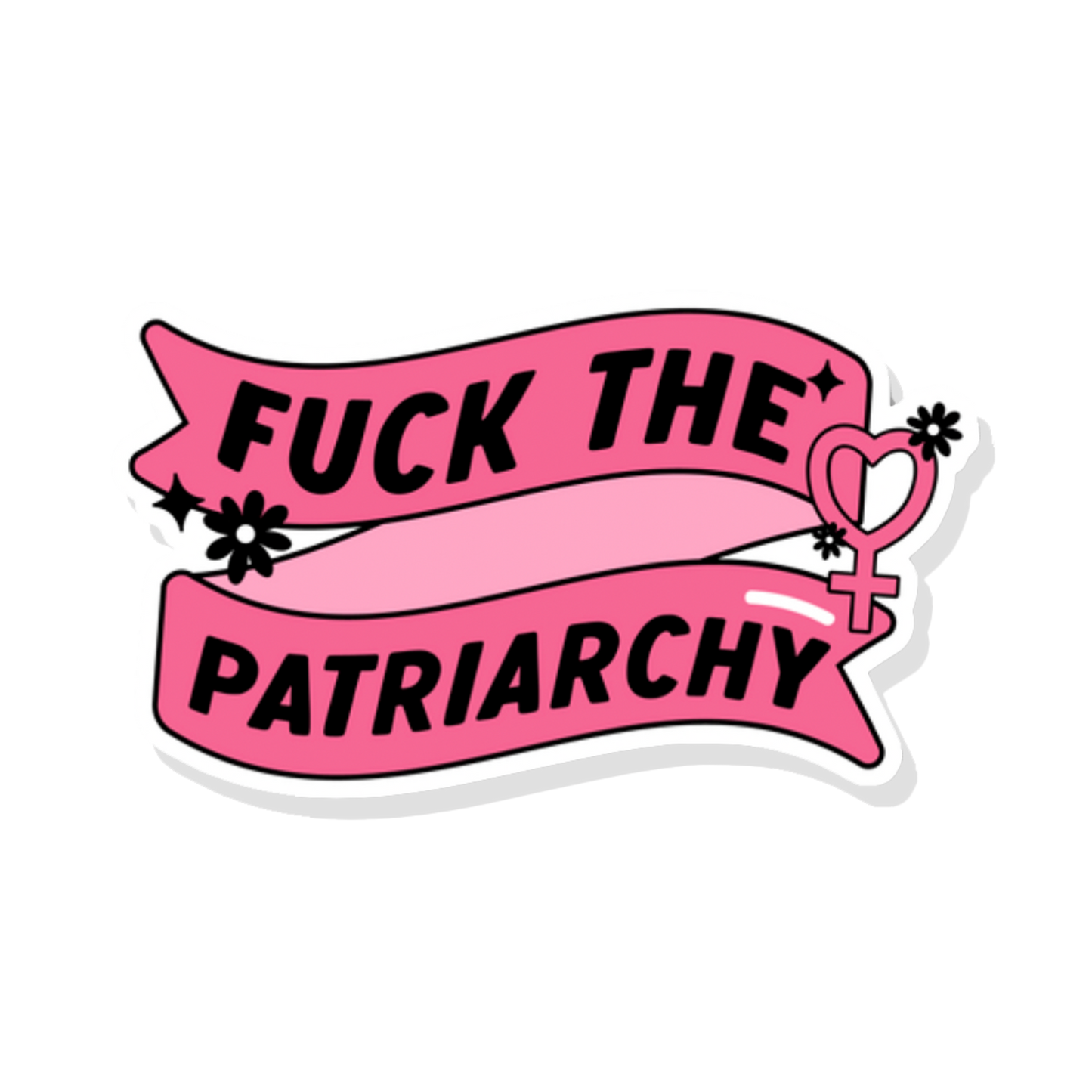 Fuck the Patriarchy Vinyl Sticker