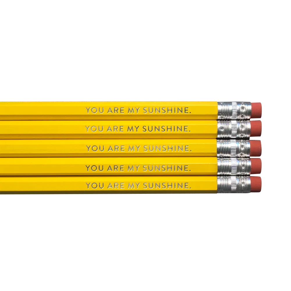 You Are My Sunshine Pencil Set
